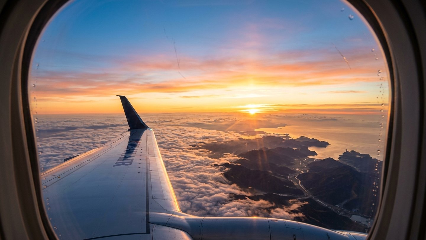 Overnight Flight to Seoul Incheon Korea